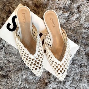 Schutz Badria Point Toe Mules